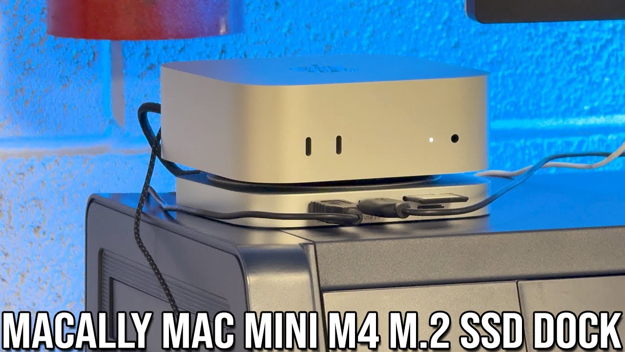 Macally Mac Mini M4 USB-C M.2 SSD Dock