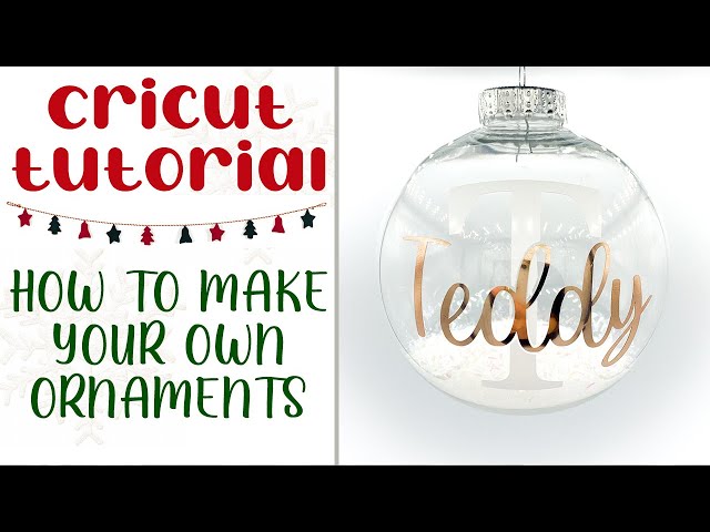 Engraved Christmas Ornaments with Cricut Maker ⋆ Dream a Little Bigger