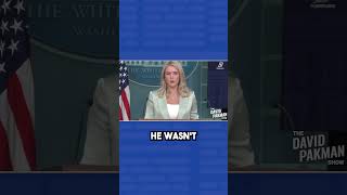 Karoline Leavitt tries to spin Trump’s domestic violence slip #shorts