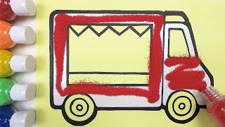 Truck Coloring & Drawing ㅣ 트럭 그리기 색칠하기