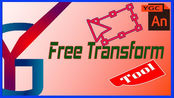 How to use free transform tool in Adobe animate CC | Adobe animate Tutorial in Tamil