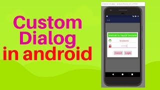 custom alertdialog in android