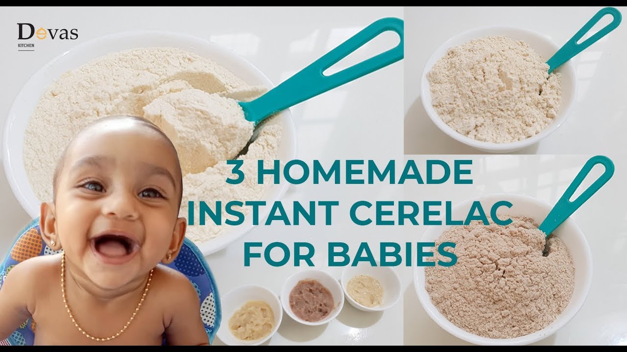 3 Homemade Instant Cerelac For Babies (for 6+ months baby) Travel