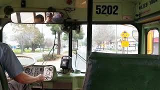 1977 Gillig Coach School Bus RideAlong [Detroit 671]