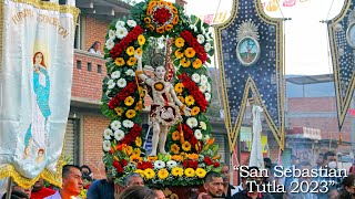 San Sebastian Tutla 2023 Inicia la Festividad Procesion San Sebastian Martir Primer Rendida de Culto