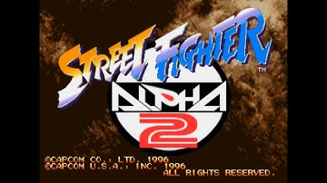 Street Fighter Alpha 2 (Sega Saturn Intro)
