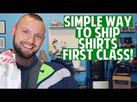 eBay For Beginners | How To Ship Clothing with First Class Shipping ...