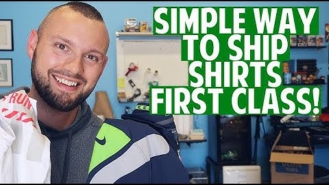 eBay For Beginners | How To Ship Clothing with First Class Shipping