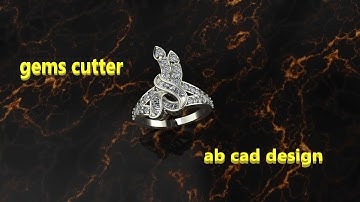 How to work gems cutter rhino 5 gemvision matrix 9 Basic to advance jewelry cad design #cad