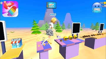 ASMR Mobile Games!! Very satisfying and relaxing ASMR step on game | Gameplay