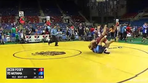 152 Cons. Round 2 - Yo Akiyama (Texas) vs. Jacob P...