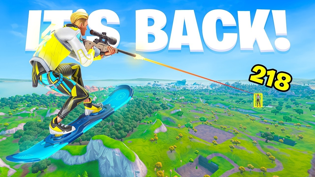 Оригинальный челлендж по игре Fortnite с ховербордом… Я пытался победить, используя ТОЛЬКО ховерб...