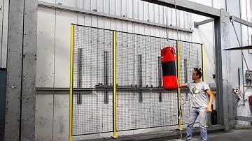 Crash Tests and ISO 14120 Pendulum Test | Mesh Panels