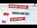 Message Classes - How to Create and Use in SAP ABAP [english]