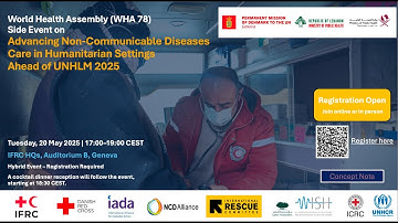 Living with NCDs in Humanitarian Settings - A Call for Action