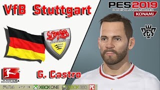 G. CASTRO face stats (VfB Stuttgart) PES 2019 G. CASTRO face stats (VfB Stuttgart) PES 2019