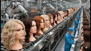 Inside a Giant Human Hair Wig Factory (Full Factory Tour)