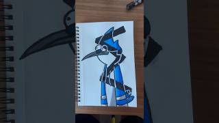 X-Ray Effect Heres Mordecai From Regular Show In My X-Ray Style. Who Watch Regular Show Before?