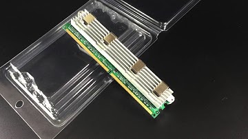 plastic clamshell box for 2CT macpro memory ram module (www.memorypack.com.tw)