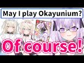 Okayu didn't expect FuwaMoco would like to play "Okayunium"【Hololive】