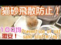 猫トイレ猫砂飛散防止簡単DIY作り方｜100均グッズで簡単掃除＆飛び散らないマット