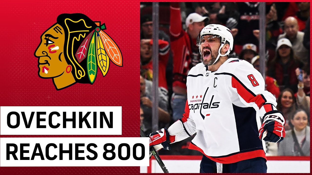 Alex Ovechkin makes hockey history with his 800th goal