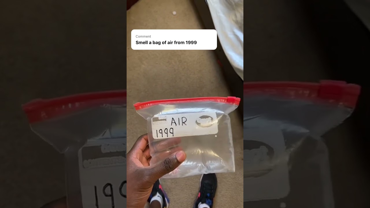 Вдыхая запах мешка с воздухом из 1999 года