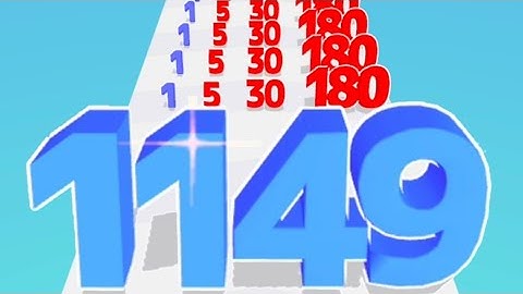 Number Master Run And Merge l Numbe Master x777 -2048 All Level Game Play