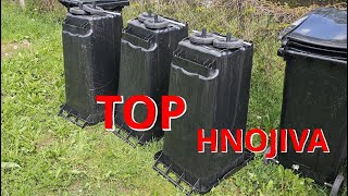 TOP HNOJIVA, JÍCHA, SLEPIČÍ ZÁKVAS, HNOJÍK , jak připravit, vykvasit