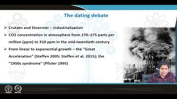 Lecture 02 : The Anthropocene #CH25SP #swayamprabha