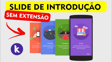 Como fazer a introdução do seu aplicativo SEM EXTENSÃO - Kodular, app inventor, thunkable