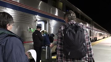 Calif. Zephyr in Ft. Morgan on 12/12/25