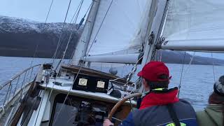 Nauticat 38 S/Y Nina, fjord sailing Sunday 29/112020