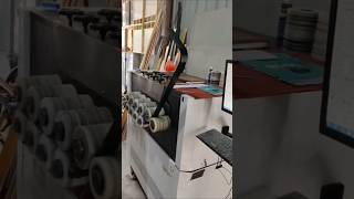 Bending Aluminum mirror frame, #bending #machine