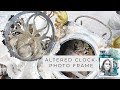 Altered Metal Clock - Photo Frame