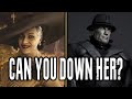 Can you down Lady Dimitrescu(Tall Lady) like Mr. X?