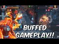 Human Torch Buffed Gameplay! - Realm of Legends, Variant & Act 6 - Marvel Contest of Champions