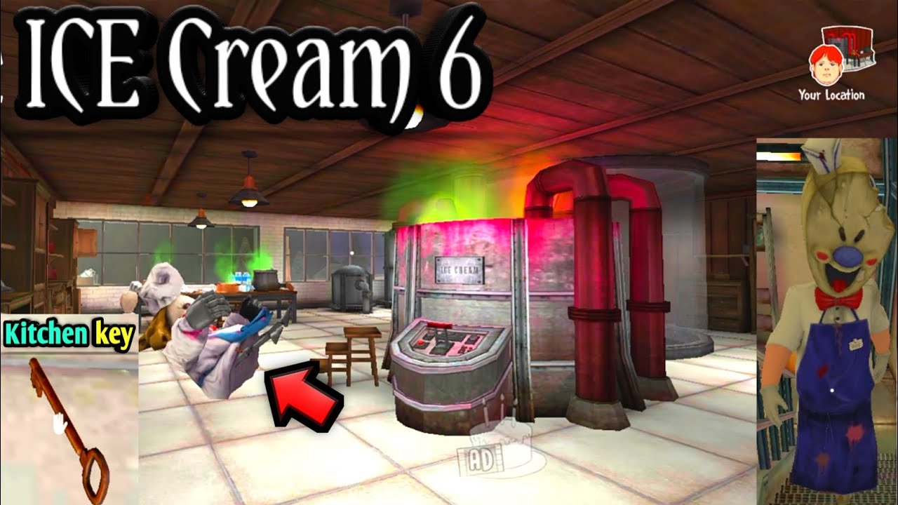 How to Find for Kitchen key and Use || ICE Scream 6 Full Gameplay