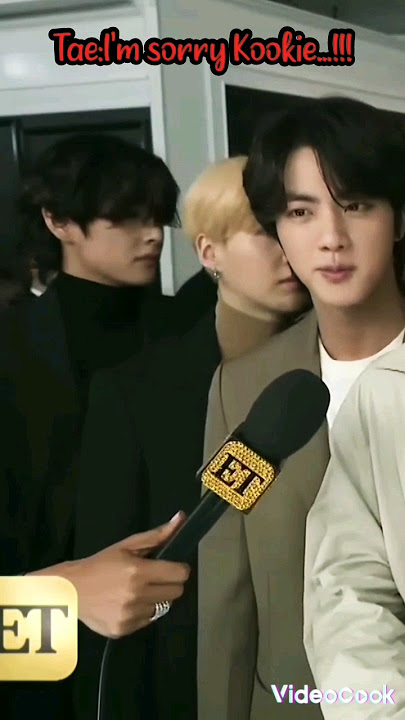 Jungkook became Jealous when Tae rest on Yoongi #taekook #vkook