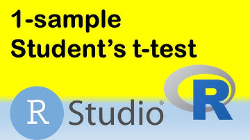 How to perform one sample t test in R or R studio