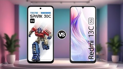Tecno Spark 30c 5G vs Redmi 13C 5G