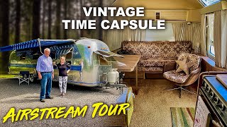 Walk Through | Vintage Airstream Excella 500 Travel Trailer Camping Caravan
