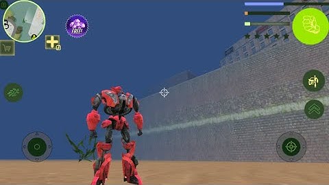 Transformers Action Robot 3d Game 2021: Red Car Robot Open World Game - Android Gameplay