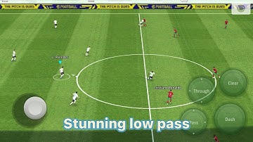 Stunning low & lofted pass on Efootball 2022 mobile | Tutorial