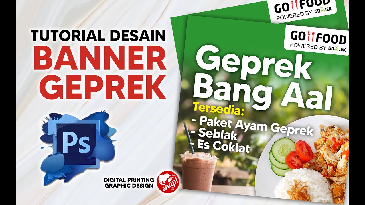  TUTORIAL  DESAIN  BANNER  GEPREK YouTube