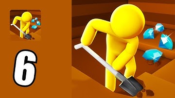 Dig Deep - Gameplay Walkthrough Part 6 -  (iOS, Android Gameplay) | LHT Gaming