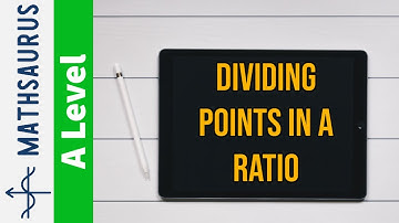 AS Maths - Dividing two points in a given ratio