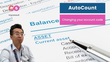 AutoCount - Step by Step guide to change your account code