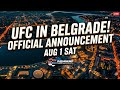 NEWS UFC MAIN EVENT (BELGRADE SERBIA 🇷🇸)