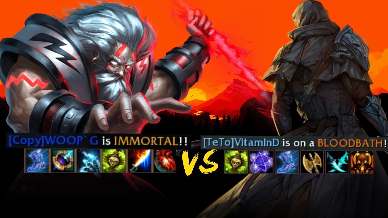 Battle of Immortals | WOOP'G VS ZNOOKI (2000 MMR match) | HoN